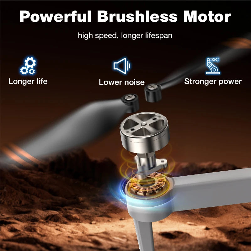 BK Toys Co. 8k HD Drone 3D Roll 360° 5G WIFI