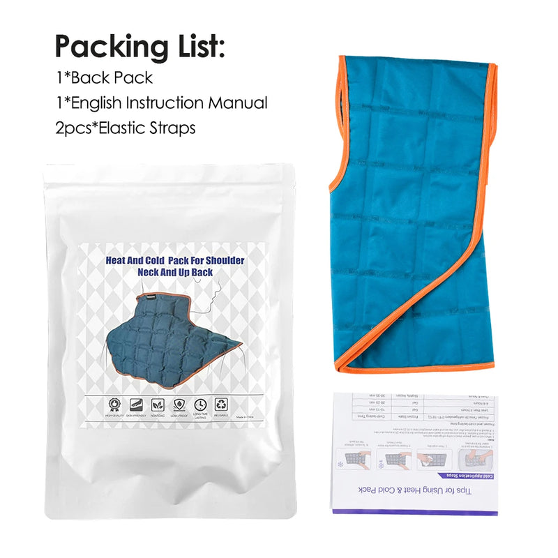 Large Ice Pack For Back/Waist/Knee/Shoulder Reusable Hot And Cold Compress Gel Pad Sports Injury Care Swelling Bruise Ice Wrap