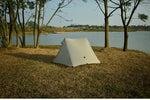 Aricxi tent 2 Person Outdoor Ultralight Camping Tent 3 Season Professional 15D Silnylon Rodless Tent grey black