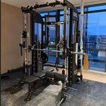 Commercial Power Squat Rack Cage Multi-Functional Smith Machine Home Gym Unisex Indoor Use Cable Crossover Trainerpr