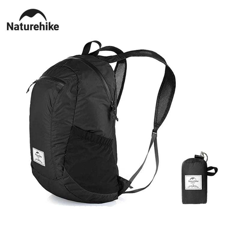 Naturehike Camping Backpack Portable Ultralight Waterproof Nylon Bag 18L