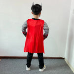 Thor Muscle Hero Cosplay Costume – Full-Body Superhero Jumpsuit with Hammer, Anime-Inspired Halloween & Carnival Costume Set for Kids