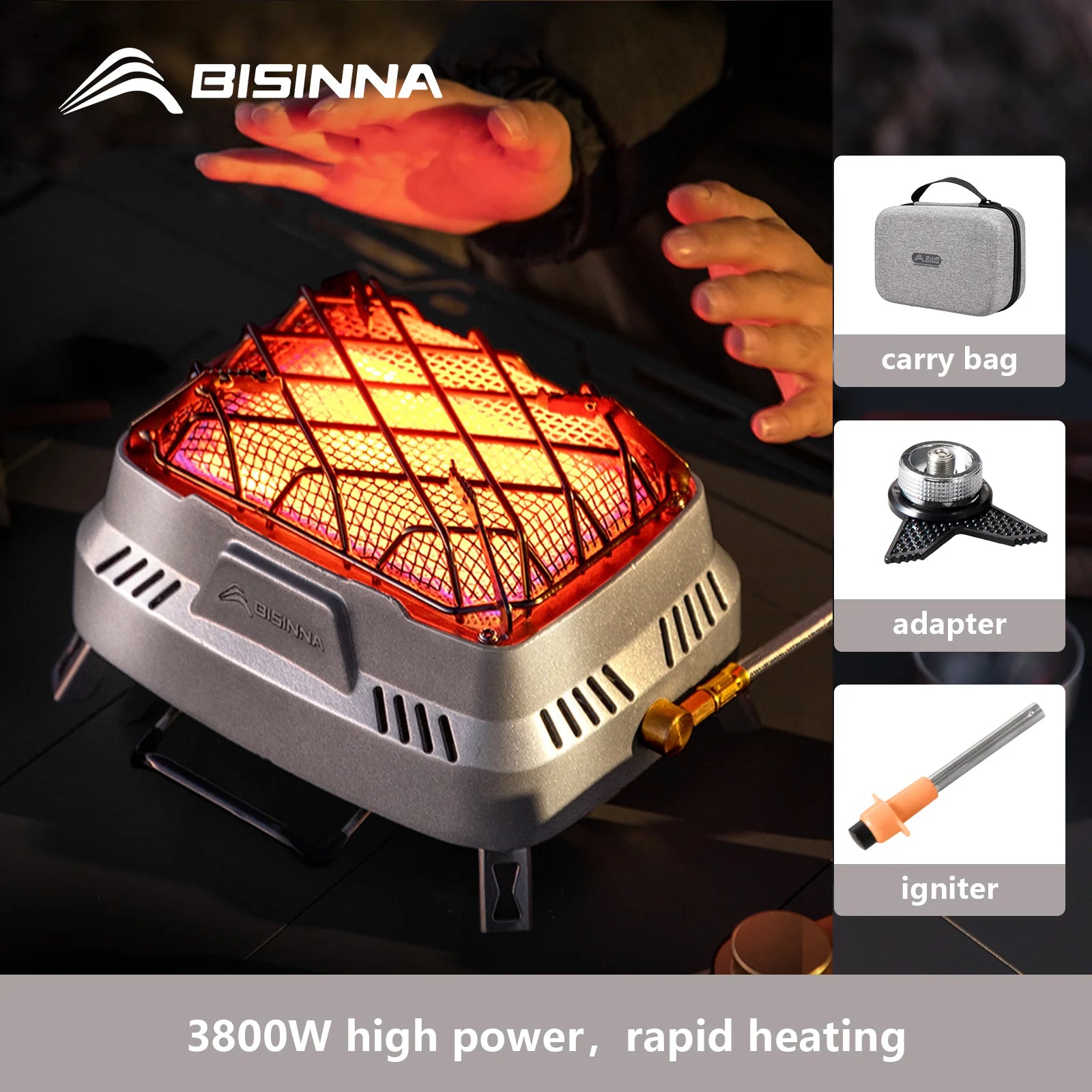 BISINNA Portable Heating Stove, Multi-Functional