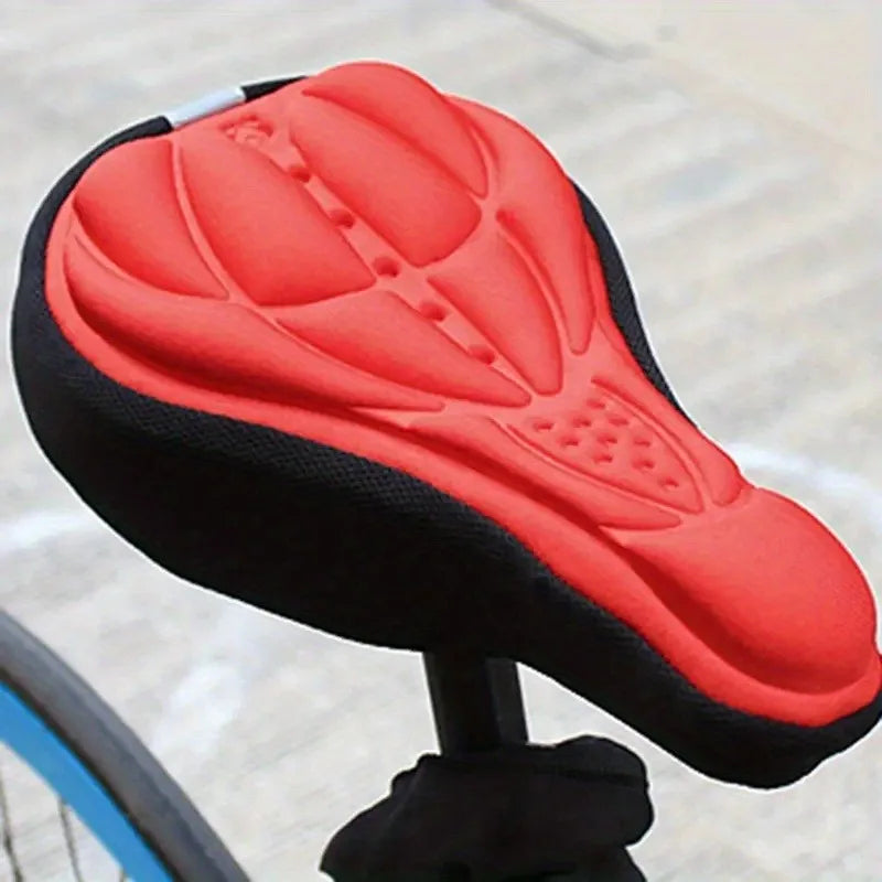 Cycmaster Mountain Bike 3d Saddle Cover Sponge Foam Seat Cushion Silicone Bicycle Seat Cushion Accessories Bicycle Seat Cover