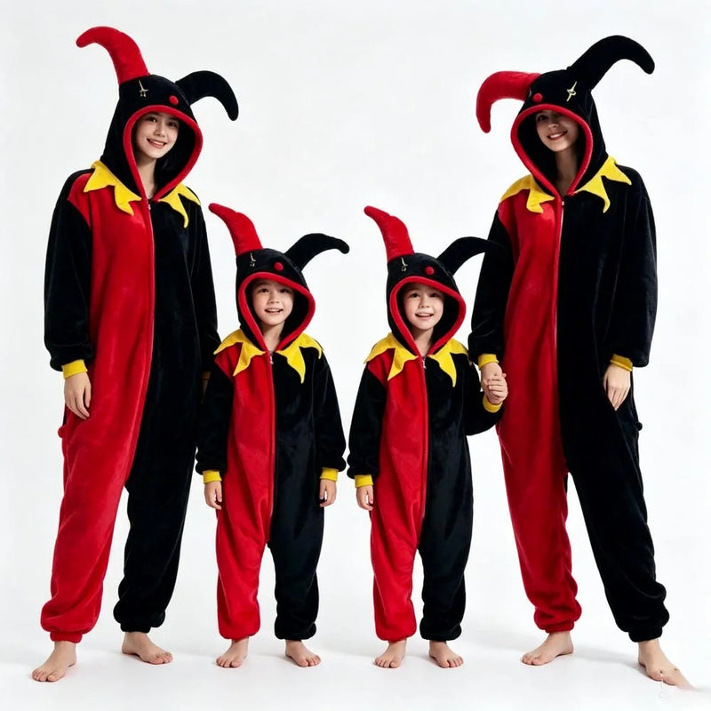 Halloween Pumpkin – Plush Orange Jumpsuit Costume for Adults & Kids, Unisex Carnival Party Outfit, Cosplay & Dress-Up Kigurumi Onesie Costume