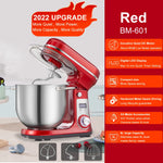 BioloMix Kitchen Food Stand Mixer, Blender, Quiet Motor, Cream Egg Whisk, Whip Dough Kneader, 6-Speed, 1200 W, 6 L
