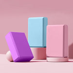 1PC Yoga Building Blocks Cubes Pilates Bricks Reinforcement Mats Sports Supplies Exercise Home Exercise Equipment Fitness