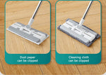 Sabca Clip-On Face Towel Mop Electrostatic Dust Removal Mop Disposable Face Paper Mop For Cleaner Wipes/Dry/Cloth