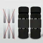 4 adjustable ankle/wrist weight straps - Weight packs for leg and arm training, suitable for walking and running exercises