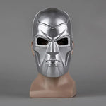 Movie Doctor Doom Cosplay Costume Mask Adult Unisex Helmet Visor Plastic Masks Accessory Headgear Halloween Carnival Props