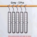 9-Hole Clothes Hanger Organizer Wardrobe Space Saving Storage Hanger for Clothes Folding Magic Hangers Closet Drying Racks Home