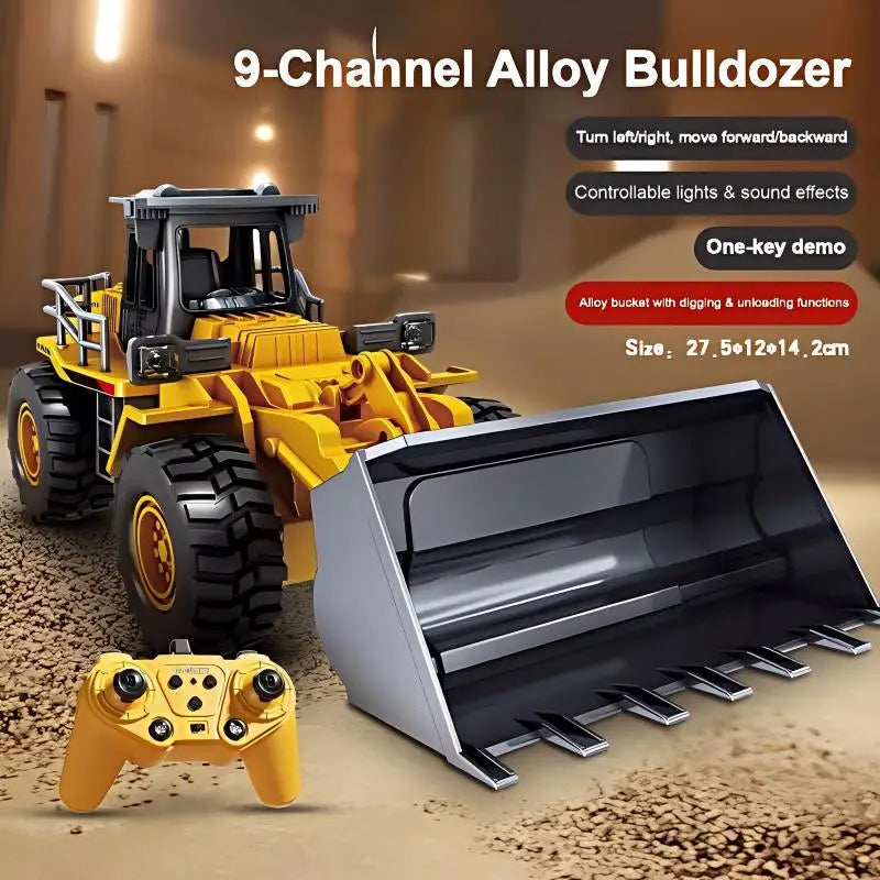 east Toys Remote Control Excavator, Dump Truck, Bulldozer