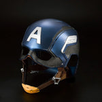 Captain America Helmet 1:1 Wearable Battle Damaged Cosplay Mask