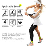 1/2PCS Full Leg Copper Compression Sleeves for Men And Women Long Knee Brace Support for Basketball, Running, Workout, Cycling