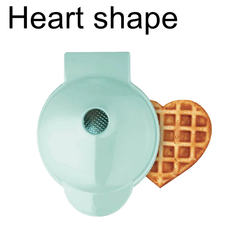 CILANDAR 110V&220V Electric Mini Waffles Maker Machine Kitchen Cooking Appliance for Kids Breakfast Dessert Pot