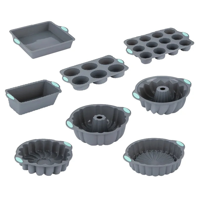 east Essentials High-temperature resistant silicone cake Mold, chiffon cookie, toast muffin cup, non-stick cake Mold, baking Mold