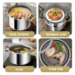 east Essentials Stock 3, Stock Pot Honeycomb Non-stick Pot with lid
