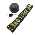 Meade Boxing Reflex Speed Punch Ball Boxing Rubber Balls for Agility Reaction Training with Sweatband Fitness Equipments Accessories