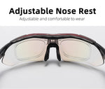 ROCKBROS Cycling Polarized glasses Bike Outdoor Sports Sunglasses MTB Road PC Goggles Eyewear Glasses 5/3 Lens Bicycle Accessory