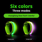 Night Running Armband LED Light Outdoor Sports USB Rechargeable Safety Belt Arm Leg Warning Wristband Cycling Bike Bicycle Light