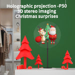 VIGAOT 50cm Wi-Fi Holographic Fan 3D Advertising Machine 576 LED Sign Neon Smart HD Player Support Video Picture Logo Holographic Light