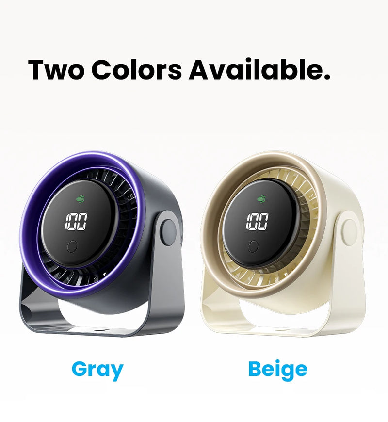 Vention Air Circulation Fan Wireless Electric Fan 3000/4500mAh Portable Speed Cooling Cooler 2500RPM