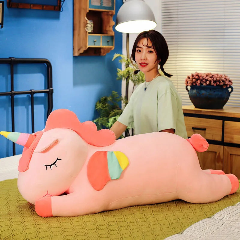 Cute Unicorn Plush Toy Rainbow Angel Unicorn