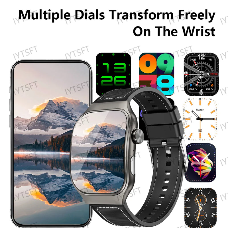 LAXASFIT 2.01 Inch Curved Screen Smart Watch