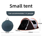 5–8 Person Waterproof Family Camping Tent – Automatic Quick Open