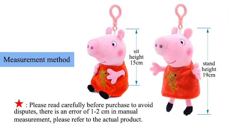 Peppa Pig Plush Toys George, Eddie Bear, Mr Dinosaur
