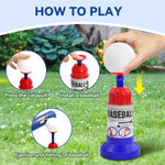 Children's Outdoor Baseball Kit, Long and Short bat, Fun Outdoor Activities