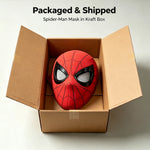 Halloween Spider-Man Mask with Operable Blink Eyes, Chin Control & Superhero Cosplay Headgear – Costume Prop & Gift