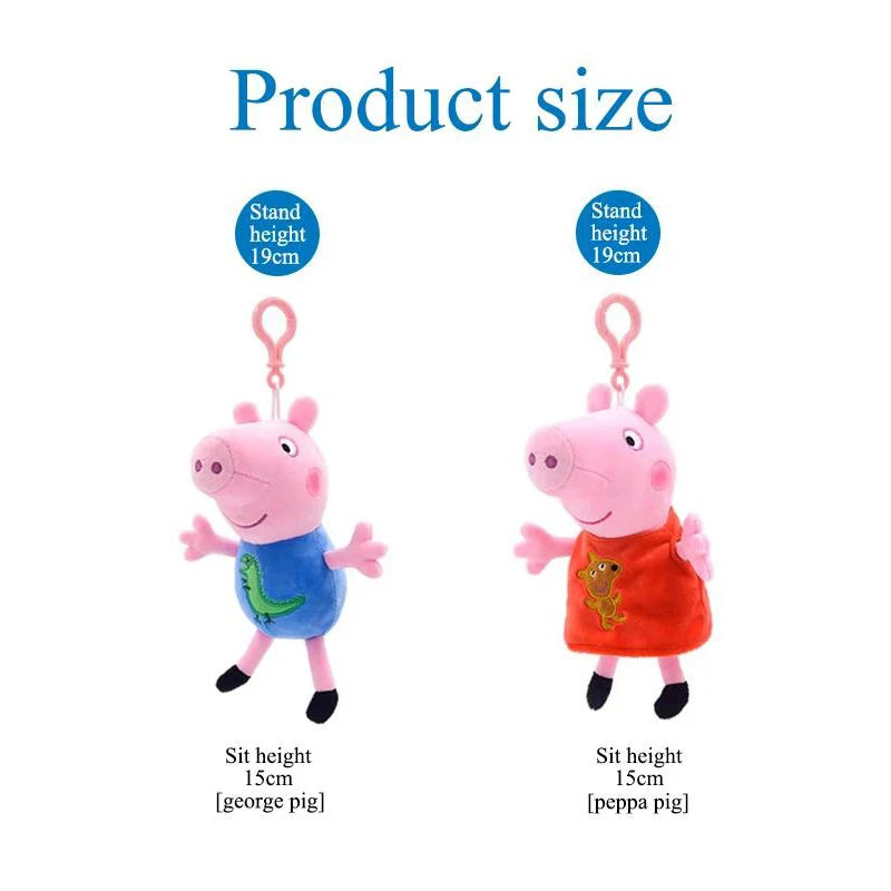 Peppa Pig Plush Toys George, Eddie Bear, Mr Dinosaur