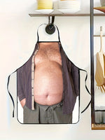 Men’s Funny Beer Belly Halloween Apron – Novelty Party Costume