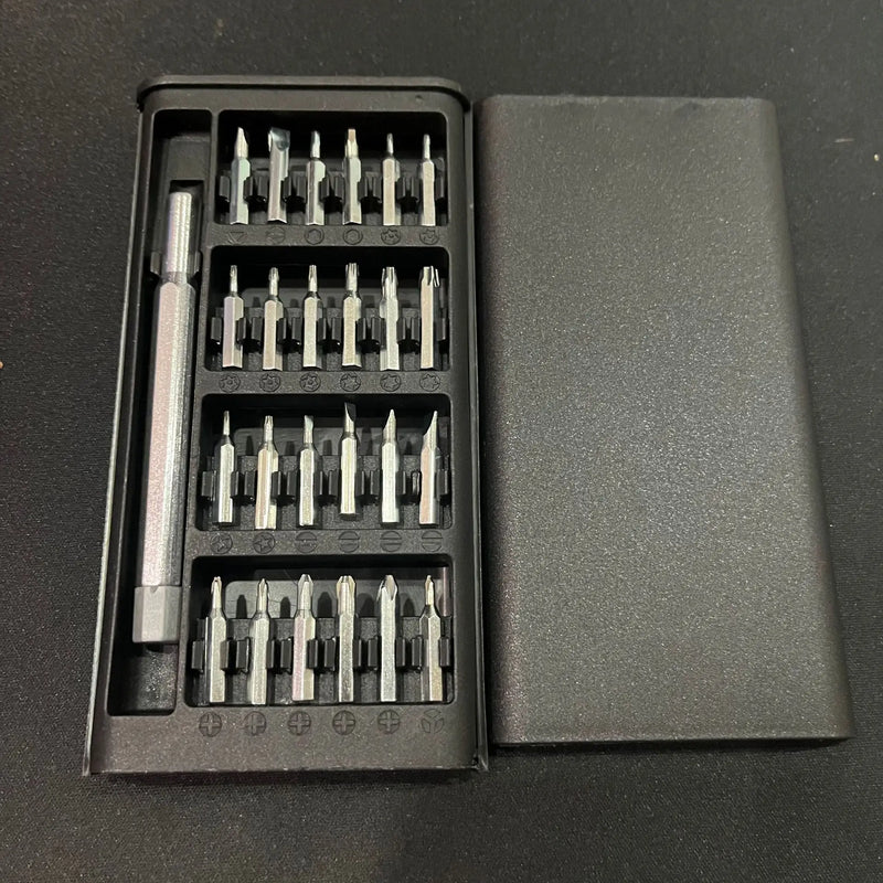 24 in 1 Digital Maintenance Precision Screwdriver Set with Portable Storage Box and Electronic Device Disassembly Tool Best for Father's Day