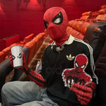 Halloween Spider-Man Mask with Operable Blink Eyes, Chin Control & Superhero Cosplay Headgear – Costume Prop & Gift