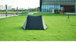 Aricxi tent 2 Person Outdoor Ultralight Camping Tent 3 Season Professional 15D Silnylon Rodless Tent grey black
