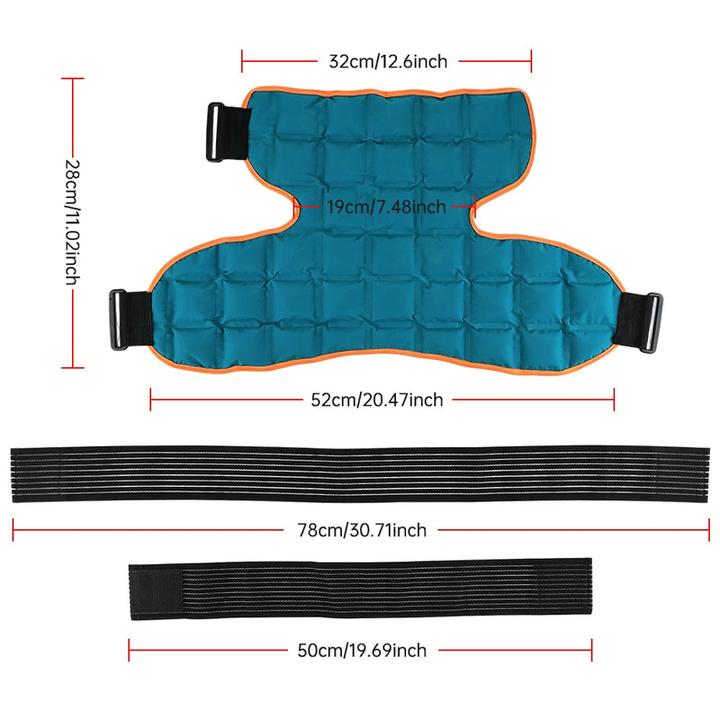 Large Ice Pack For Back/Waist/Knee/Shoulder Reusable Hot And Cold Compress Gel Pad Sports Injury Care Swelling Bruise Ice Wrap
