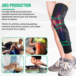 1/2PCS Full Leg Copper Compression Sleeves for Men And Women Long Knee Brace Support for Basketball, Running, Workout, Cycling
