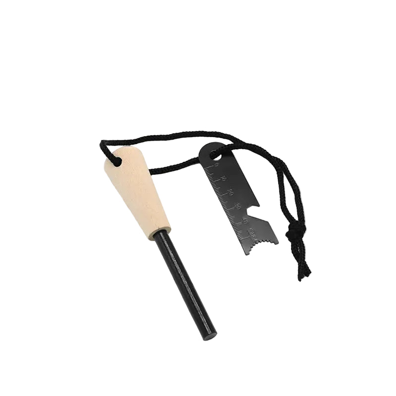 Bear Grylls Survival Fire Starter Magnesium Flint Rod, Portable Emergency Firesteel Kit