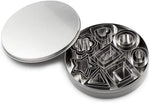 Weilton Multi-piece Set of Geometric Cookie Cutters, Stainless Steel Pastry Molds, Fruit Tools -perfect for DIY Baking and Fruit Cutting