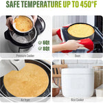Bakemester 4/7/9/10 Inch Round Cake Mold Springform Pan Nonstick Leakproof Cheesecake Brownies Baking Pan with Removable BottomCake Tools