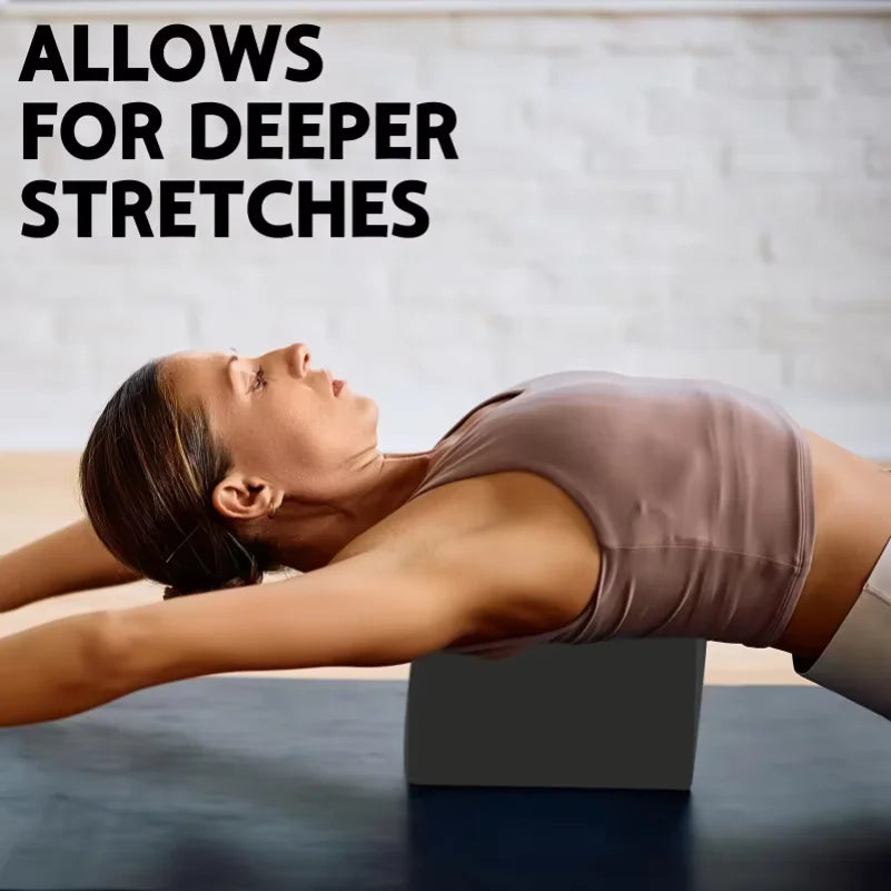 2PCS Yoga Blocks - Made from High-Density Foam, Lightweight, Supportive, And Odor-Free - Essential Yoga Gear for Women, Gym