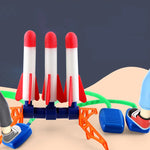 Kids Rocket Launcher Step Pump Power Air Pressed Stomp Outdoor