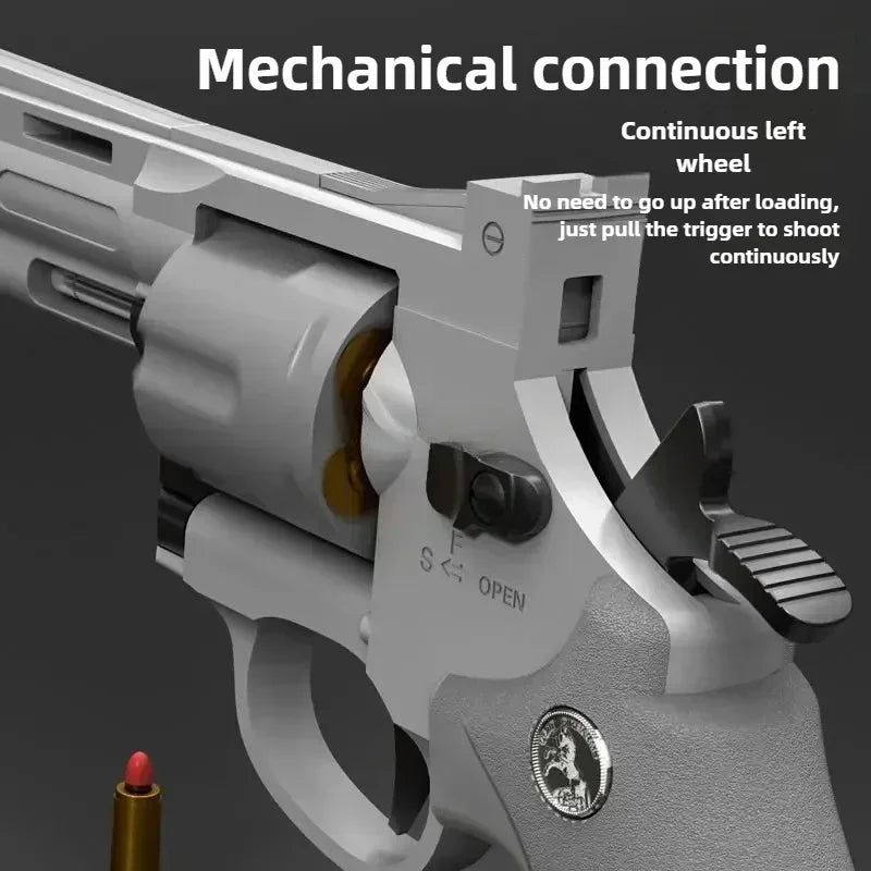 Toy Revolver Continuous Firing ZP5 Soft Dart Blaster Toy