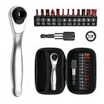 Father's Day Special 14in1 Multifunction 90 Degree Ratchet Screwdriver Set Match 12Pcs L25mm Bits Mini Repair Tool Kit For Bicycle DIY Household Tool