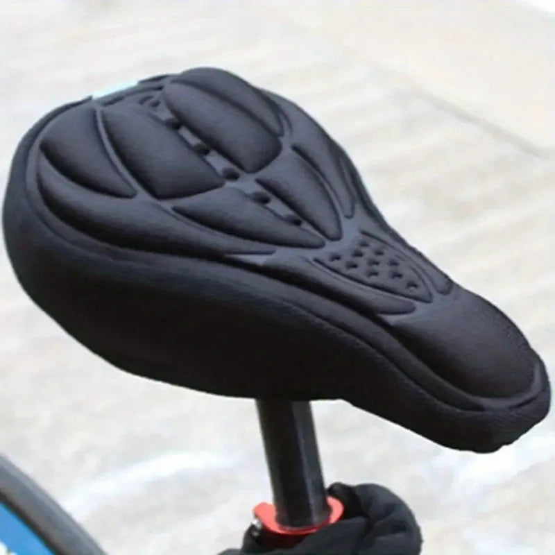 Cycmaster Mountain Bike 3d Saddle Cover Sponge Foam Seat Cushion Silicone Bicycle Seat Cushion Accessories Bicycle Seat Cover