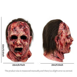 Scary Silicone Clown Mask – Creepy Halloween Party Costume Mask, Horror Carnival Headgear, Funny & Frightening Face Cover