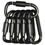 Carabiner Clips Hooks Heavy Duty Spring Snap Swing Screw Lock