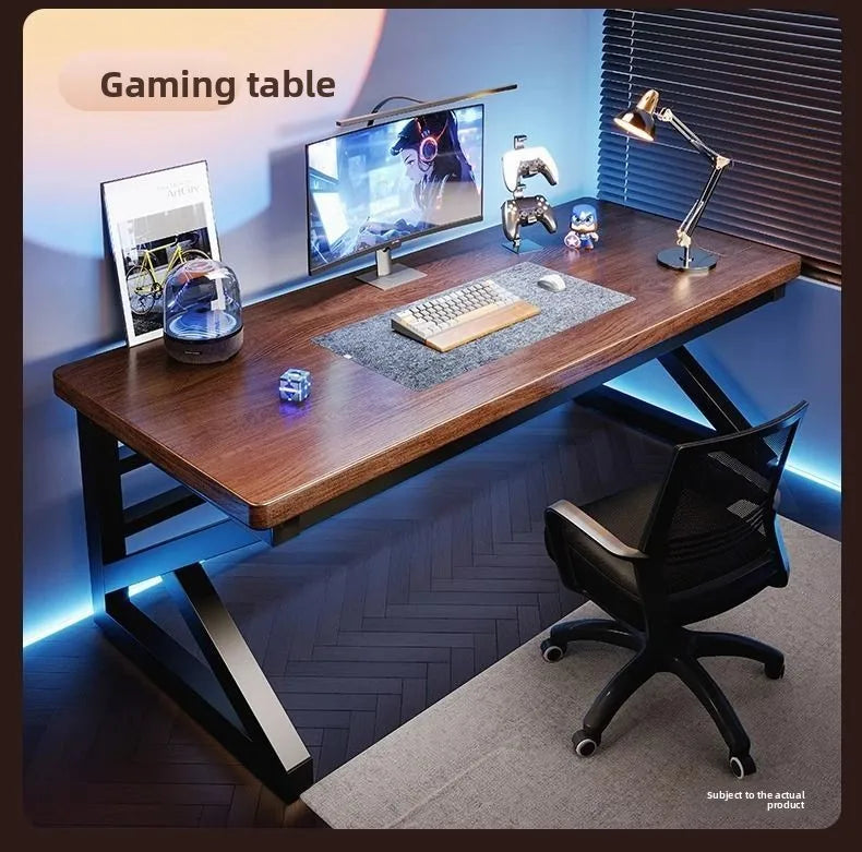 Dimart Computer Desk Thick Top Large Office Desk with Heavy Duty mm K-Shape Metal Frame for Home Office Gaming Easy Assembly Work-station